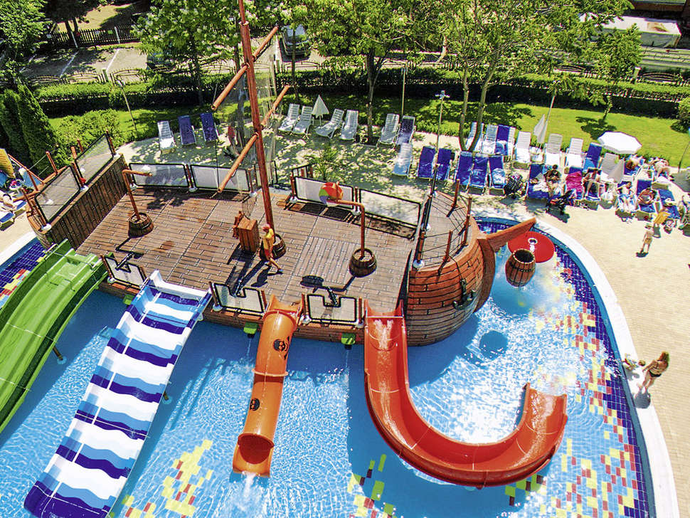 kinderbad laguna park hotel sunny beach bulgarije Kinderbad van Laguna Park Hotel in Sunny Beach, Bulgarije