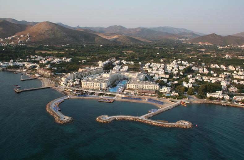 Ligging van La Blanche Resort & Spa in Turgutreis, Turkije
