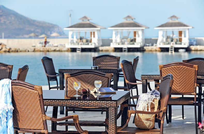 restaurant la blanche resort en spa turgutreis turkije Restaurant van La Blanche Resort & Spa in Turgutreis, Turkije