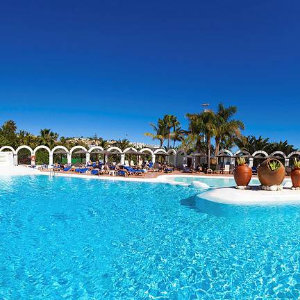 Zwembad van Hotel Melia Tamarindos in San Agustin, Gran Canaria