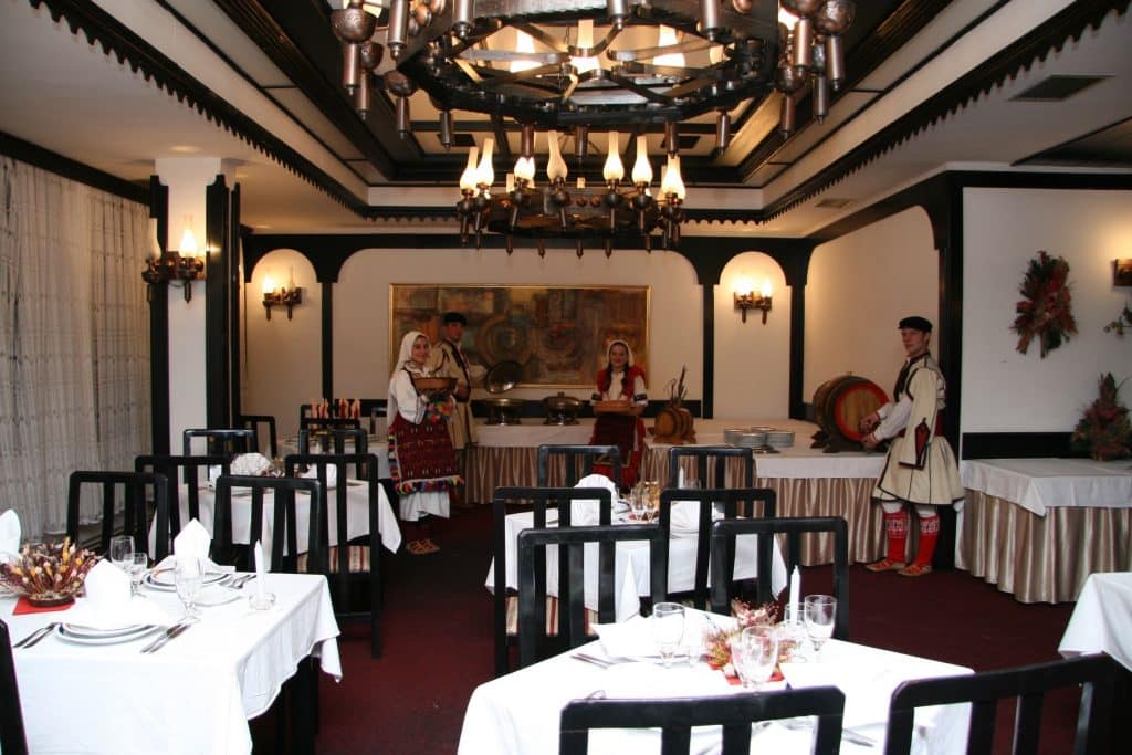 restaurant beograd hotel struga macedonie Restaurant van Beograd Hotel in Struga, Macedonië