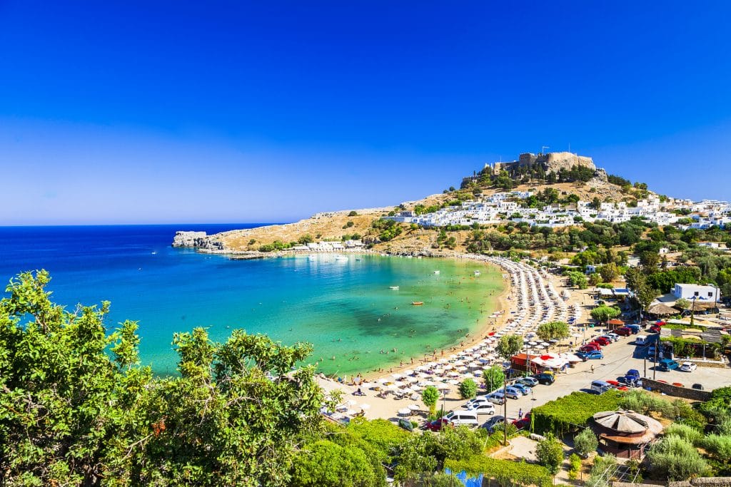 rhodos griekenland Trianta in Ialyssos, Rhodos