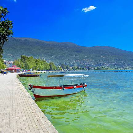 Hotel Belvedere in Ohrid, Macedonië