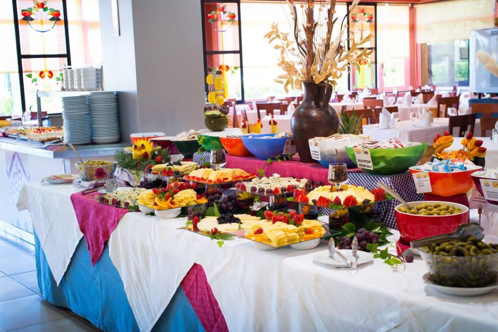 buffet torreblanca hotel fuengirola spanje Buffet van Torreblanca Hotel in Fuengirola, Spanje