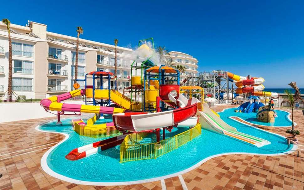 glijbanen splashworld playa estepona costa del sol spanje Voor de kinderen SPLASHWORLD Playa Estepona in Costa del Sol, Spanje