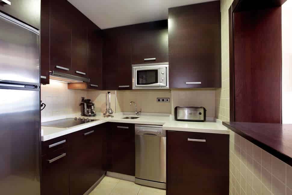 keuken pierre vacances benalmadena principe benalmadena spanje Keuken van appartement in Pierre Vacances Benalmádena Principe in Benalmadena, Spanje