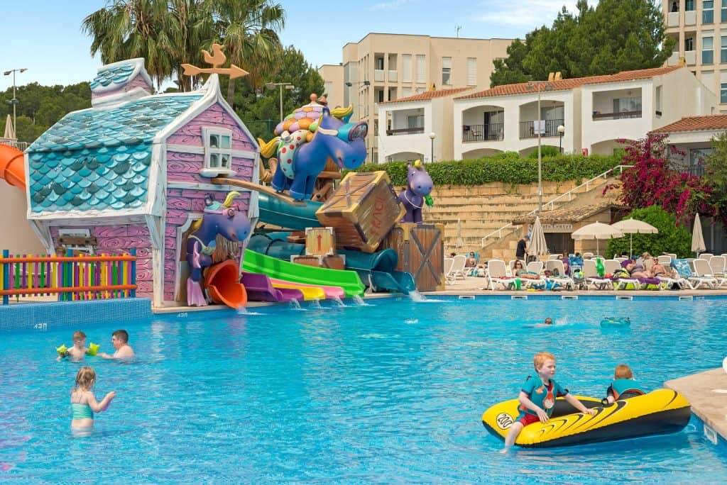 Kinderzwembad van Fergus Club Europa in Paguera, Mallorca