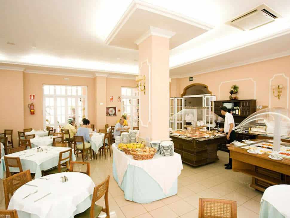 buffet buffet van Hotel Marte in Puerto de la Cruz op Tenerife, Canarische Eilanden