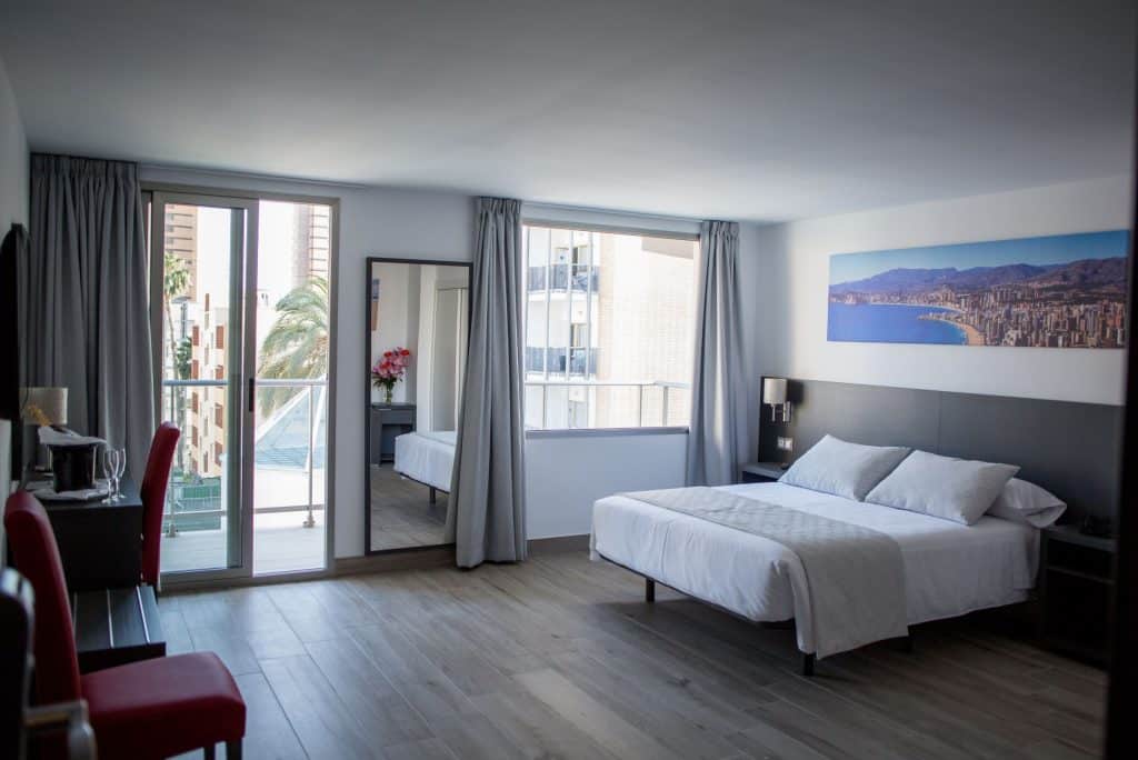 hotelkamer los alamos benidorm spanje Hotelkamer van hotel Los Alamos in Benidorm, Spanje