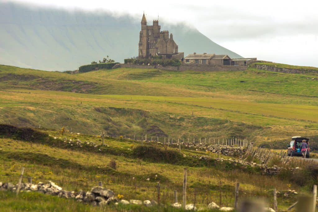 Classiebawn Castle in Mullaghmore, Ierland