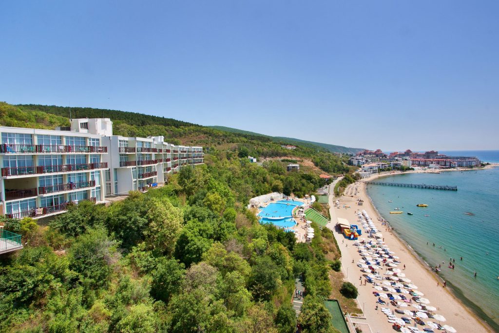 strand paradise beach sunny beach bulgarije Strand van Paradise Beach in Sunny Beach, Bulgarije