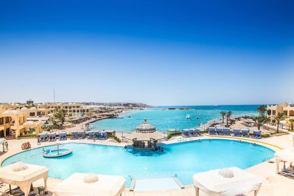 sunny days palma de mirette hurghada egypte Zwembad van Sunny Days Palma de Mirette in Hurghada, Egypte