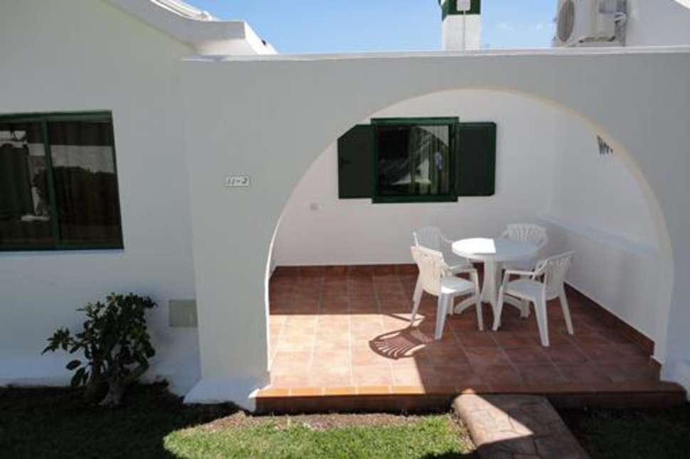 terras bungalow canary garden club maspalomas gran canaria Bungalow van Canary Garden Cub in Maspalomas op Gran Canaria, Spanje