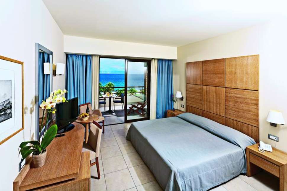 hotelkamer dandrea mare beach resort in trianda rhodos Hotelkamer van D'Andrea Mare Beach Resort in Trianda, Rhodos