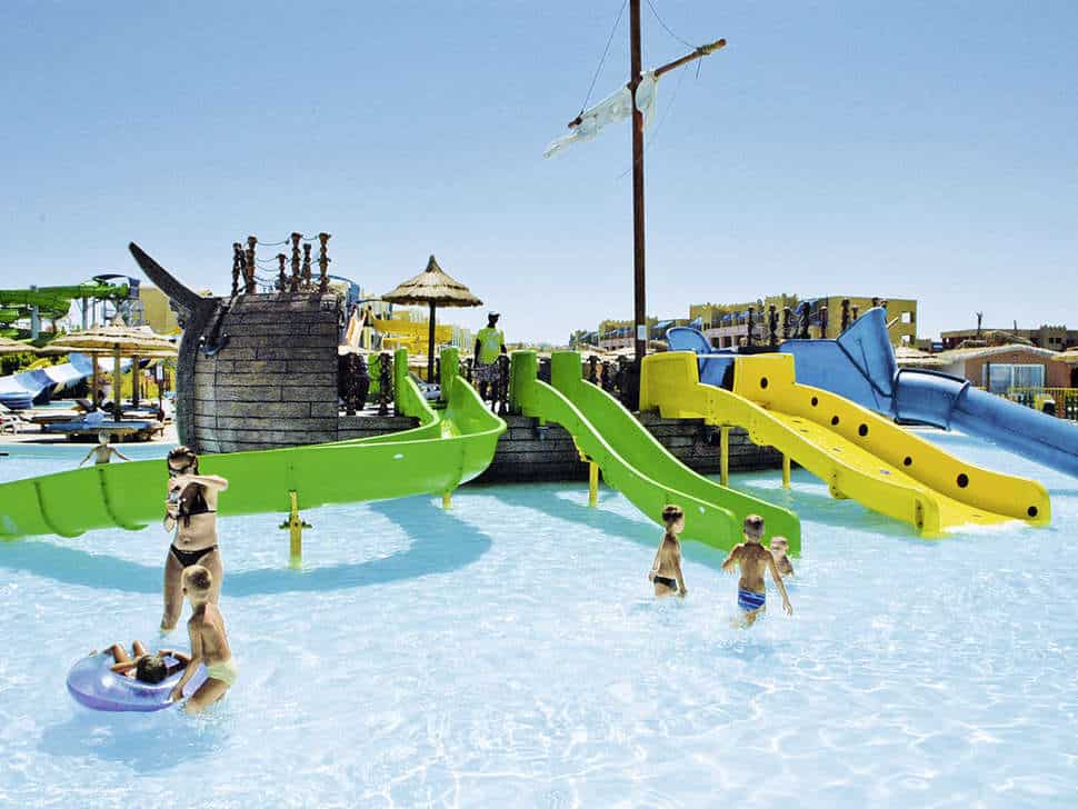 Kinderbad van All Inclusive Titanic Palace en Aquapark  in Hurghada, Egypte