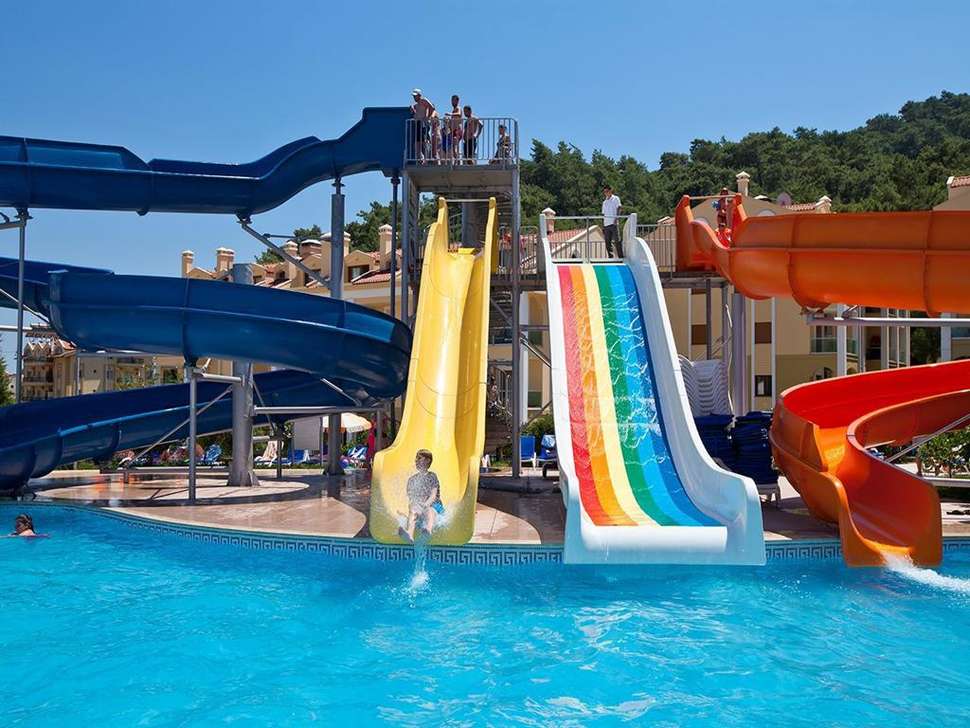 glijbanen green nature resort en spa in marmaris turkije Glijbanen van Green Nature Resort & Spa in Marmaris, Turkije