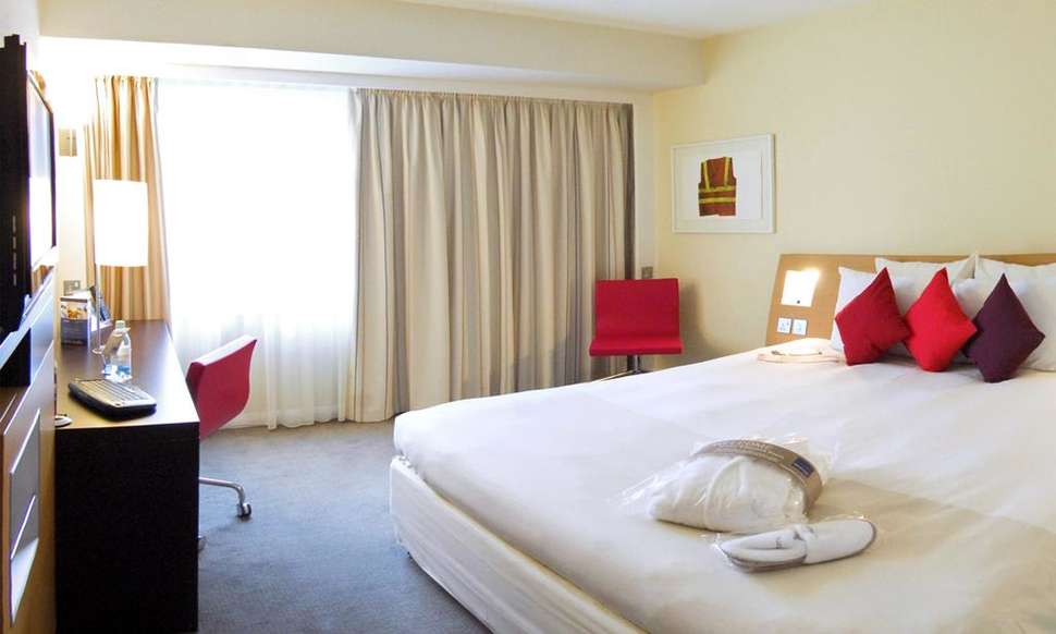 hotelkamer novotel london west in londen verenigd koninkrijk Hotelkamer van Novotel London West in Londen, Verenigd Koninkrijk