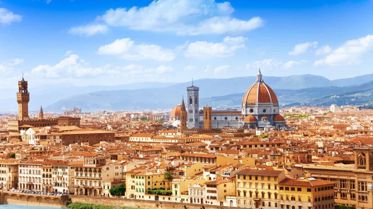 Uitzicht over Florence, Italië