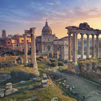 Forum Romanum in Rome, Italië
