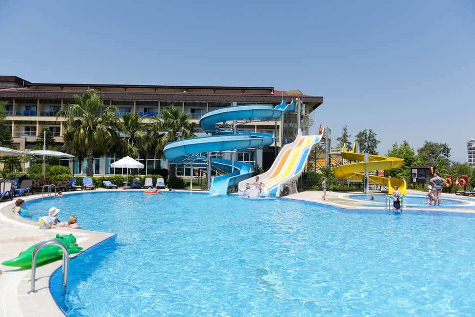 glijbanen zwembad otium eco club side in side turkije Glijbanen van Otium Eco Club Side in Side, Turkije