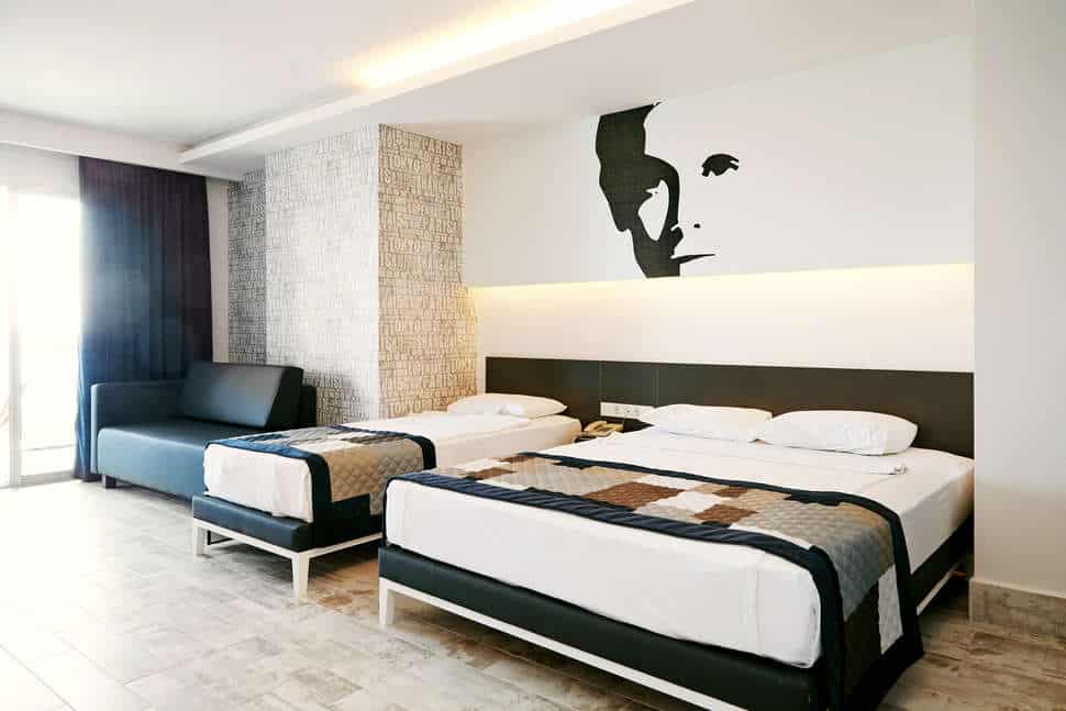 hotelkamer smartline white city beach in alanya turkije Hotelkamer van Smartline White City Beach in Alanya, Turkije