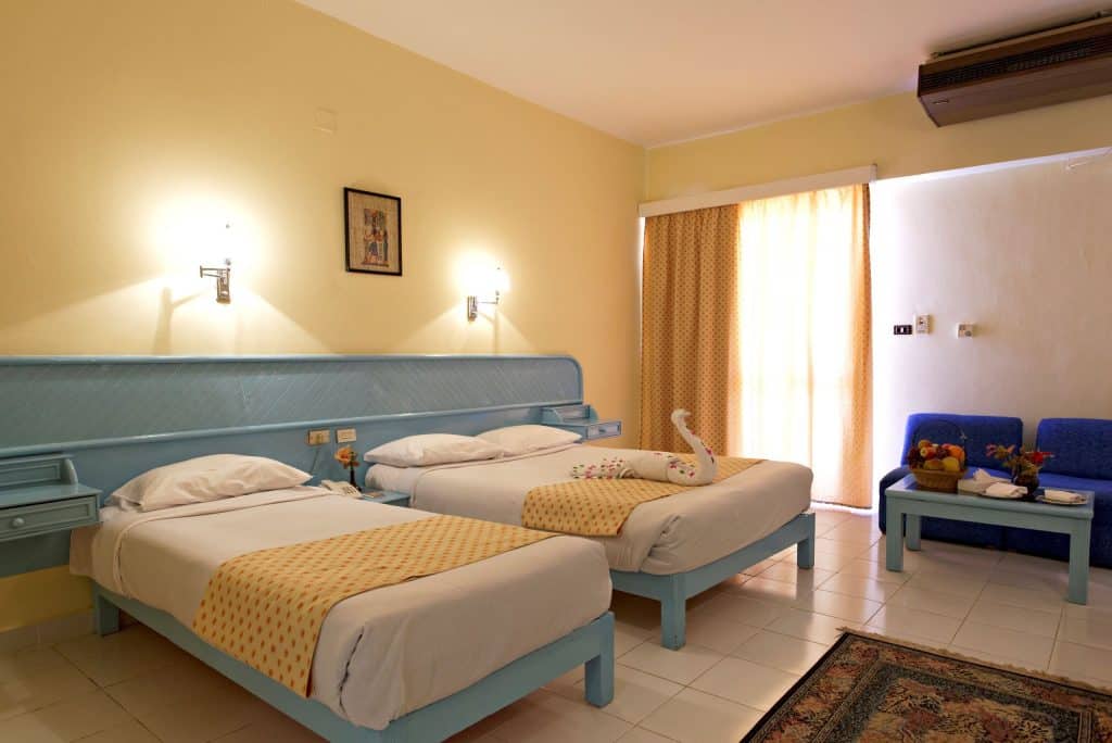hotelkamer the three corners empire hotel in hurghada egypte Hotelkamer van The Three Corners Empire hotel in Hurghada, Egypte