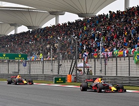 tui sports f1 china Grand Prix van China