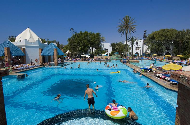 pueblo tamlelt in agadir marokko Zwembaden van hotel Pueblo Tamlelt in Agadir, Marokko