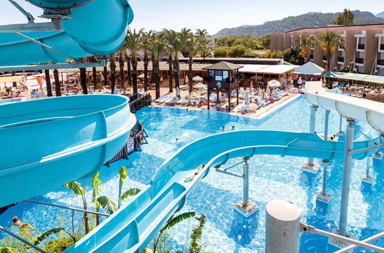 glijbanen tui family life tropical resort in sarigerme turkije Glijbanen van Tui Family Life Tropical Resort in Sarigerme, Turkije