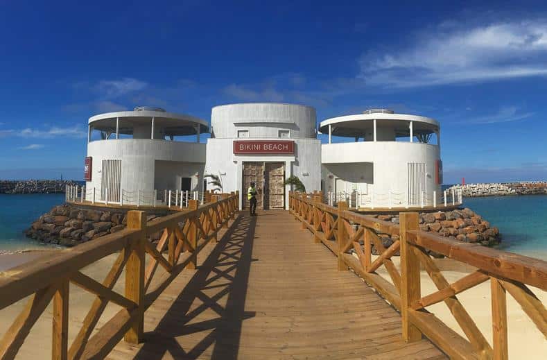Beachclub van Melia Llana in Santa Maria, Kaapverdië