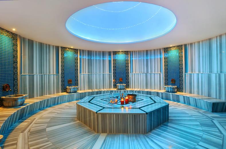 hamam la blanche island in guvercinlik turkije Hamam van La Blanche Island in Guvercinlik, Turkije