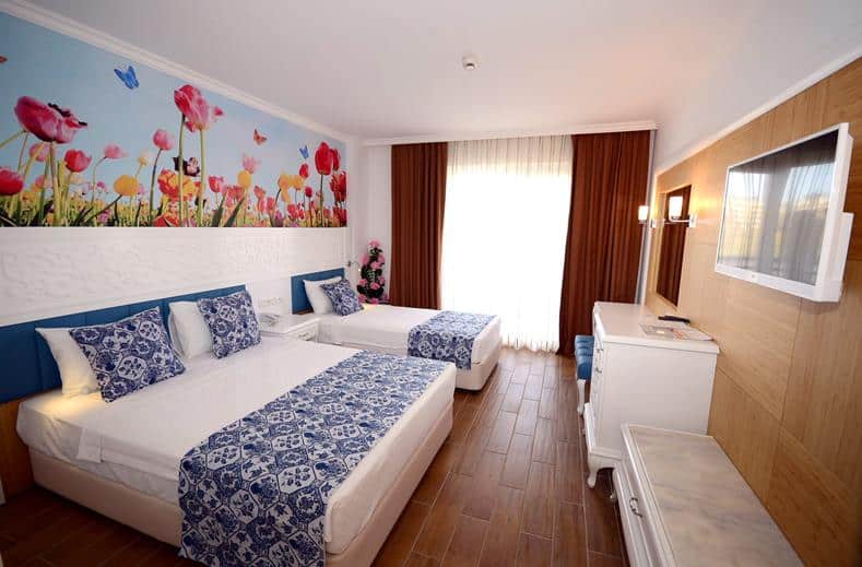 Hotelkamer van Eftalia Holiday Village in Alanya, Turkije