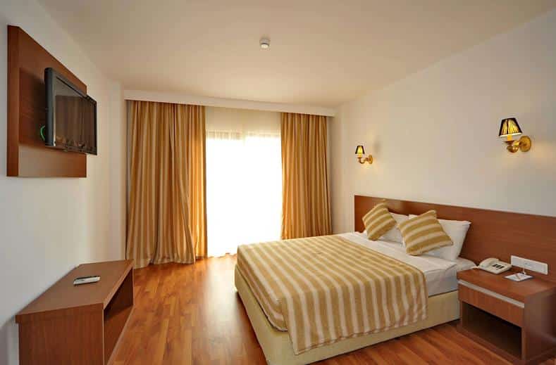 Hotelkamer van SPLASHWORLD Eftalia Aqua Resort en Spa in Alanya, Turkije