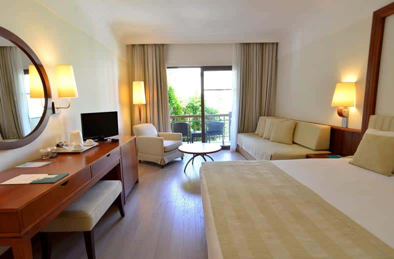 Hotelkamer van Turquoise Resort in Side, Turkije