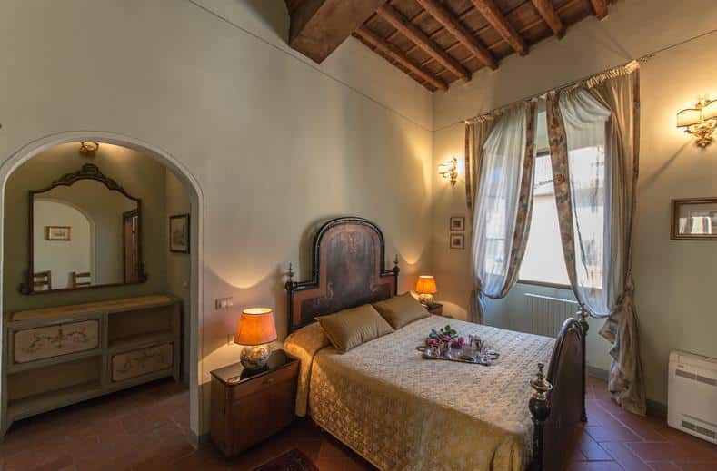 Hotelkamer van Villa Casagrande in Figline Valdarno, Italië