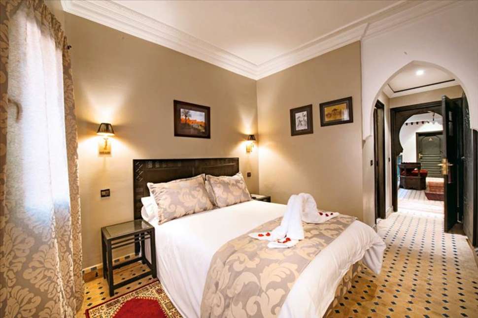 hotelkamer hotel le caspien in marrakech marokko Hotelkamer van Hotel le Caspien in Marrakech, Marokko