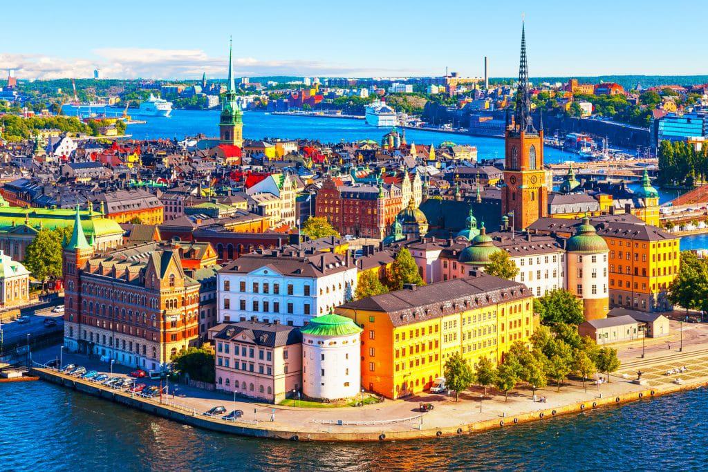 Uitzicht over Stockholm in Zweden