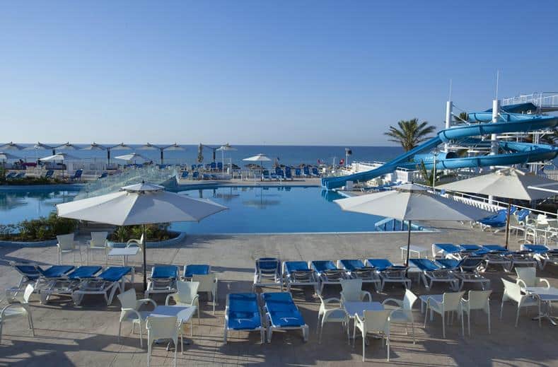 zwembad hotel samira club in hammamet tunesie Ligging Hotel Samira Club in Hammamet, Tunesië