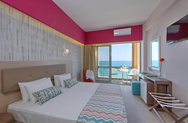 hotelkamer palmera beach in chersonissos kreta Hotelkamer van Palmera Beach in Chersonissos, Kreta