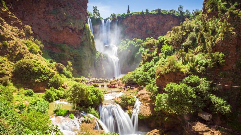 ouzoud watervallen Ouzoud watervallen