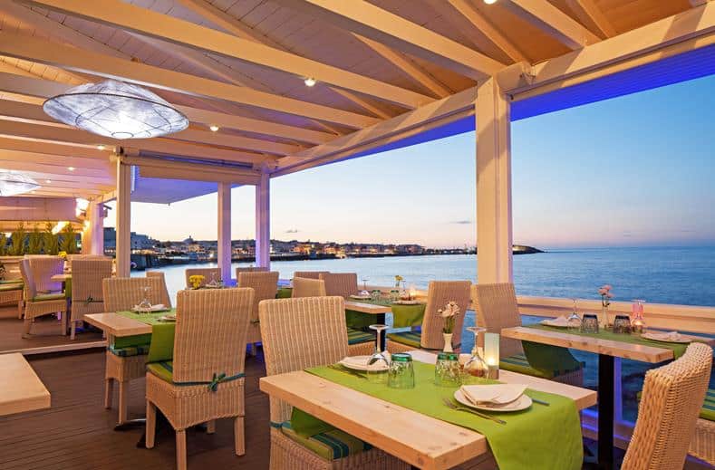 restaurant palmera beach in chersonissos kreta Restaurant van Palmera Beach in Chersonissos, Kreta