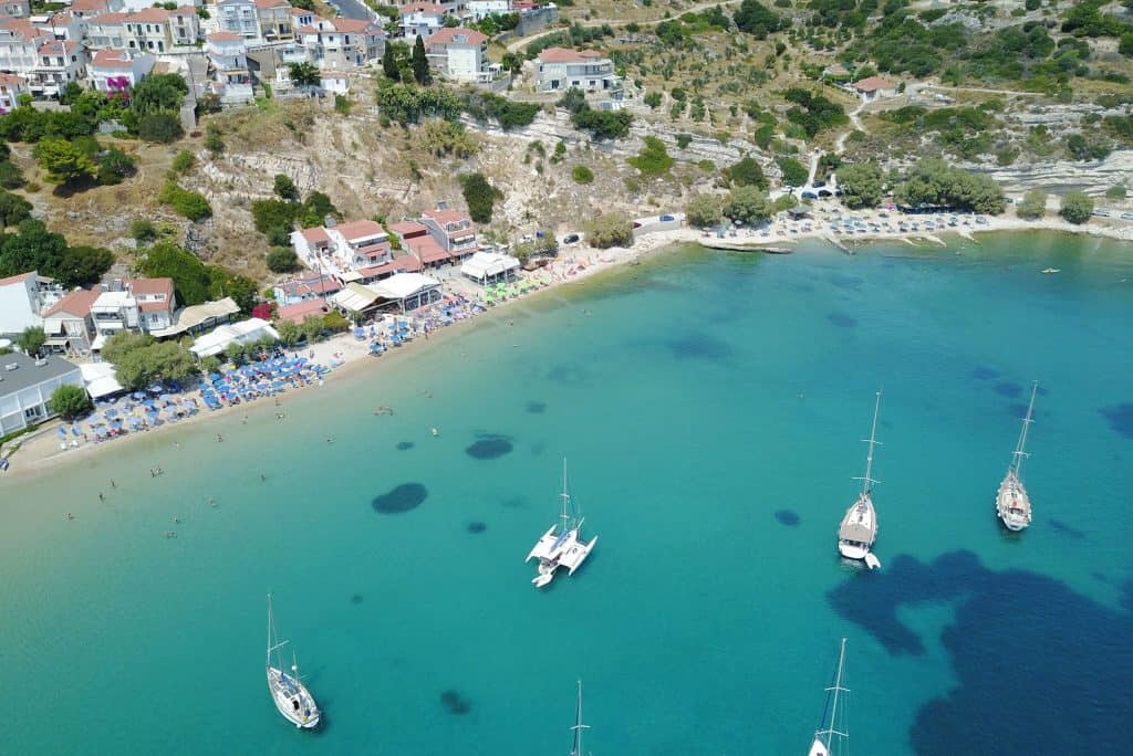 ligging samos sun hotel in pythagorion samos Ligging van Samos Sun Hotel in Pythagorion, Samos