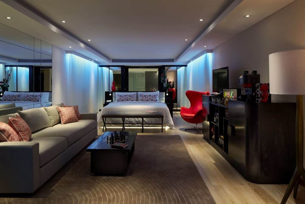 hotelkamer double six luxury hotel in seminyak bali Hotelkamer van Double-Six Luxury Hotel in Seminyak, Bali