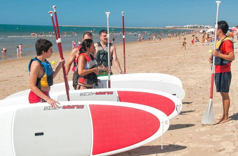 strand costa de la luz spanje Surfen van ADH Isla Cristina in Costa de la Luz, Spanje