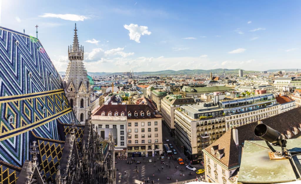 uitzicht wenen vanuit stephansdom oostenrijk uitzicht wenen vanuit stephansdom oostenrijk