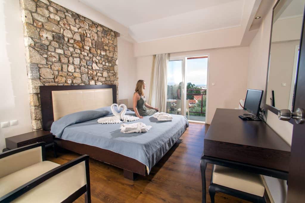 hotelkamer aegean view aqua resort in kos stad kos griekenland Hotelkamer van Aegean View Aqua Resort in Kos-Stad, Kos, Griekenland