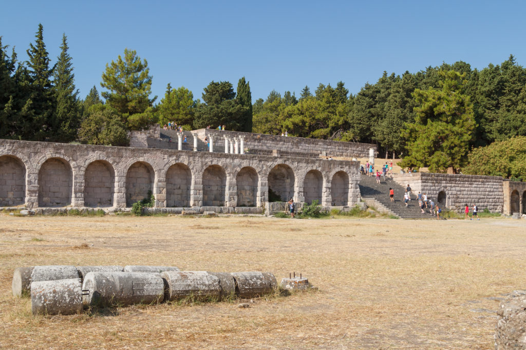 ruines oude asklepieion kos griekenland Ruïnes van het oude Asklepieion op Kos, Griekenland