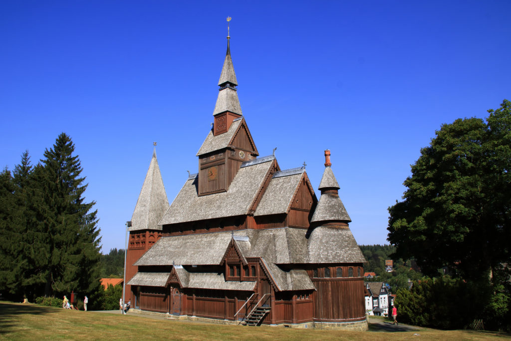 Gustav Adolf Stabkirch kerk in Hahenklee, Duitsland