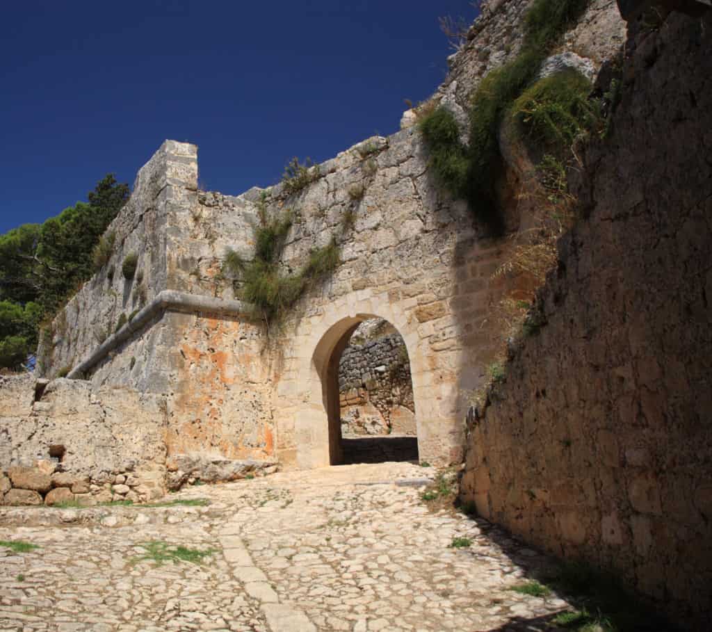 saint george kasteel kefalonia griekenland Ayios Georgios of Saint George kasteel op Kefalonia in griekenland