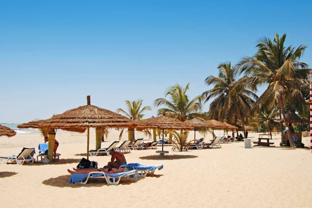 strand sun beach in bakau western gambia Strand van Sun Beach in Bakau, Western, Gambia